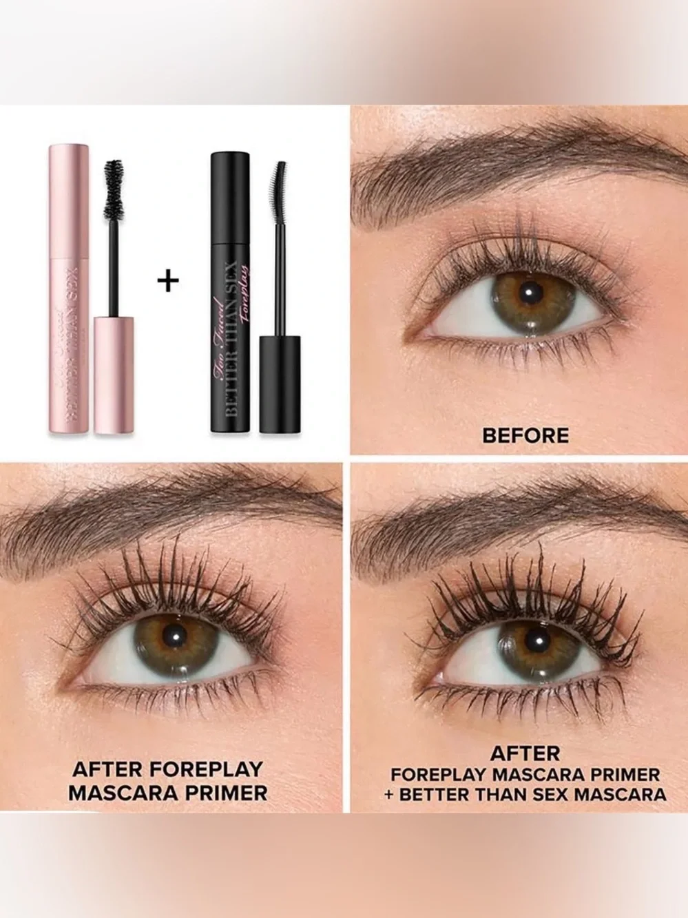 Too Faced Better Than Sex Forreplay Mascara Primer
